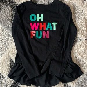 long sleeve Cat & Jack graphic tee